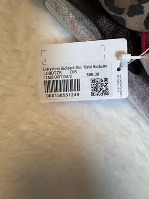 Lululemon everywhere backpack mini Aird prints with metal hardware thumbnail 3