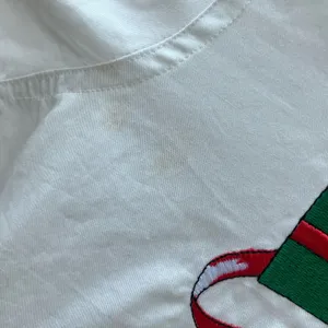 VTG Rafaella Shirt Sz L Cute Cats Holiday Christmas White Embroidered Button‎ Up thumbnail 8
