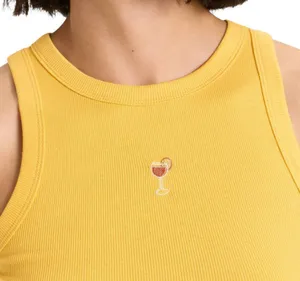 A New Day Slim Fit Yellow Tank Top Women's Large thumbnail 2