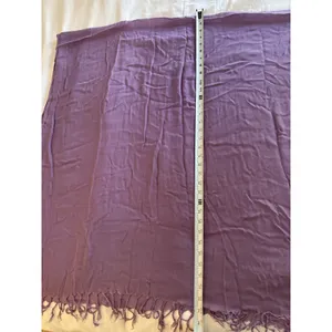 Purple Scarf Shawl Soft Fringe Whimsigoth Indie Boho Festival Travel Y2K thumbnail 3