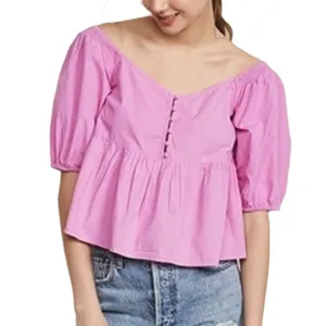 Free People Veronica peplum top thumbnail 1