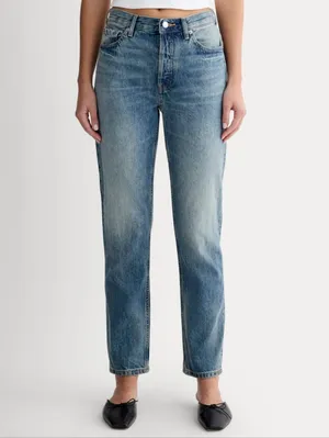 Everlane The Curvy '90s Cheeky Straight Jean Organic Cotton 27 Crop thumbnail 2