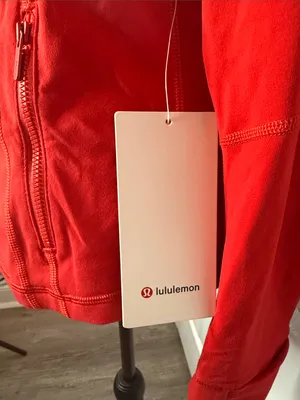lululemon athletica Define Jacket *Luon in True Red (TUED) thumbnail 3
