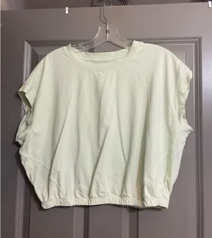 Wide Sleeve Gathered Lululemon Hem T-Shirt thumbnail 1