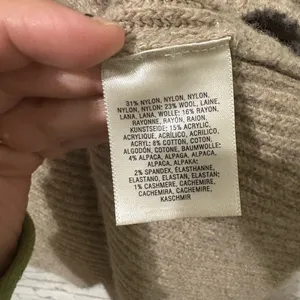 Anthropologie Light Tan Oatmeal Wool Blend Turtleneck Sweater Dress thumbnail 6