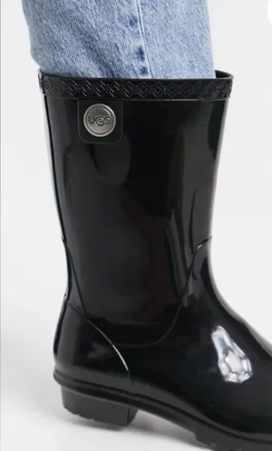 UGG Women's Sienna Black Waterproof Boots Size 8 thumbnail 1