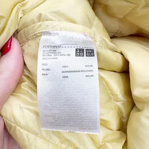 Uniqlo Women Butter Yellow Ultra Light Down Puffer Outdoor Gorpcore Vest Size S thumbnail 4