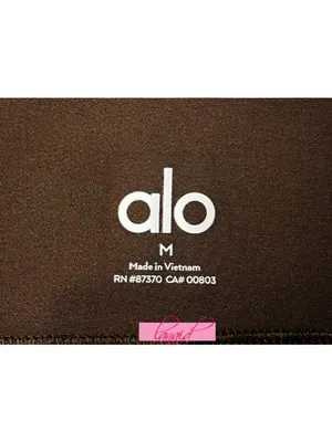 Alo 7/8 High-Waist Airlift Leggings Espresso Hi-Rise Waisted Skinny Tights Pants thumbnail 9