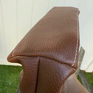 Dooney‎ & Bourke Tan Pebbled Leather Zipper Closure Hobo Shoulder Bag W thumbnail 9