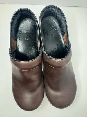 Dansko Brown Leather Professional Clogs Women's Size EU40 thumbnail 2