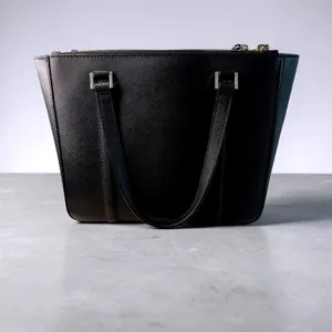 Kate Spade Cadence Black Saffiano Leather Tote Handbag WKRU4074 thumbnail 2