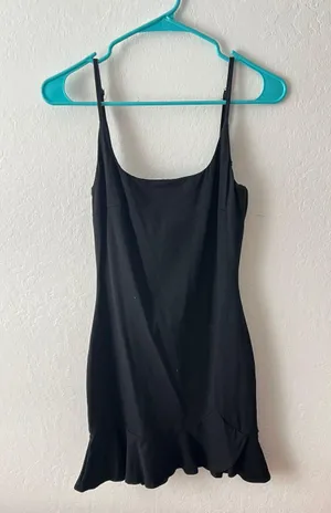 Princess Polly Little Black Cocktail Dress Size 6 thumbnail 1
