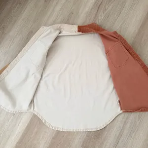 Shop Priceless Out of Town Color Block Corduroy Shacket thumbnail 4