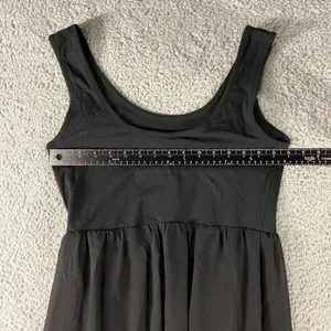 Black Maxi Dress Women 8 EU‎ 40 Sleeveless Empire Waist Boho Witchy Whimisgoth thumbnail 5