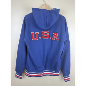 Arena USA Swim Team Women Hoodie Sweatshirt Blue Size S Pullover Activewear thumbnail 3