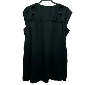 Maeve By Anthropologie Womens Black Sleeveless V-Neck Top Medium thumbnail 2