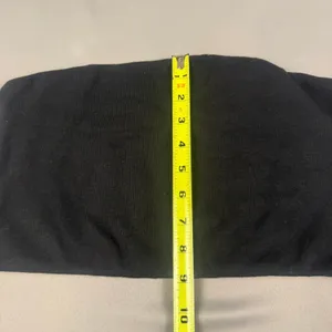 Champion Womens Ribbed Tube Top Black Bandeau Logo Patch‎ XL W6028 NEW thumbnail 7
