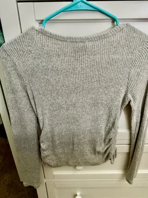 Tilly's Sweater Top Grey thumbnail 3