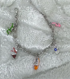 Shoe charm bracelet Silver thumbnail 3