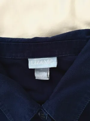 Blue button down oversized Size XL thumbnail 3
