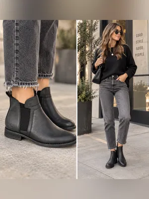 Born Brenta leather Chelsea Boots black 6.5 thumbnail 3