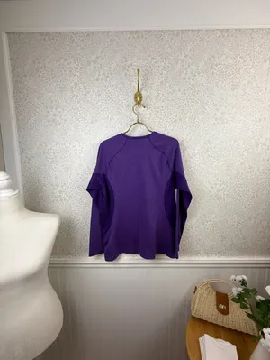 Patagonia Women's Purple Capilene Midweight Crew Baselayer - Size - Large thumbnail 4