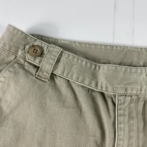 North Face Shorts Womens 10 Khaki Beige Outdoor Hiking Cotton Casual Pockets thumbnail 5