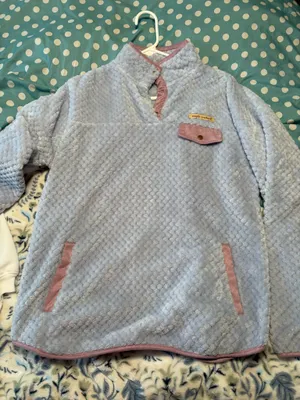 Simply Southern light blue pullover thumbnail 1