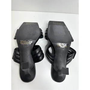 Abound Sandals Womens Size 6 Qarly‎ Heeled Black Square Toe Slip On Heels thumbnail 7