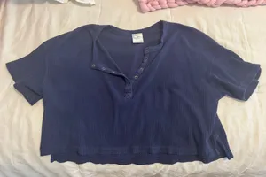 Aerie button down top thumbnail 1