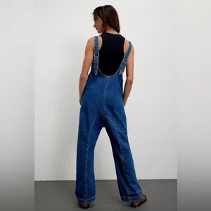 We The Free Women's Blue Denim Overalls thumbnail 3
