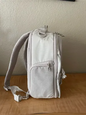 Bagsmart 2 in 1 Small Camera Backpack for DSLR Photography Traveling Trip Beige thumbnail 4