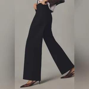Anthropologie The Colette Full Length Pants: Ponte Edition in Black- 25 thumbnail 3