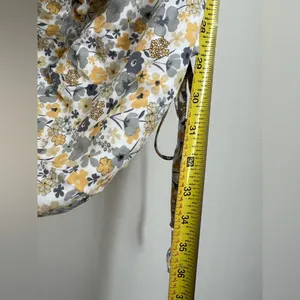 Bardot Dress Cindy Sweetheart Neck Yellow Floral XS 4 thumbnail 9