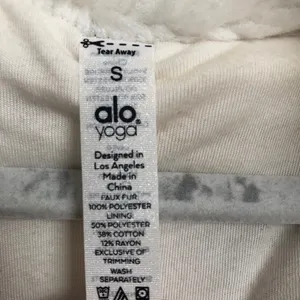Alo Yoga Alo Yoga Foxy Sherpa Jacket Ivory S thumbnail 5