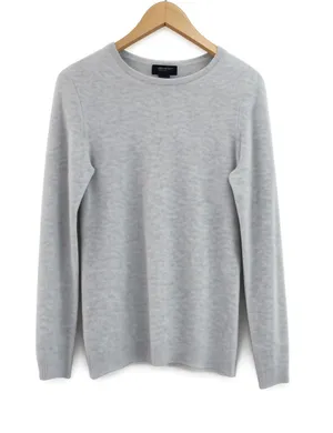 Charter Club‎ Luxury Cashmere Gray Crew Neck Sweater Size Medium thumbnail 1