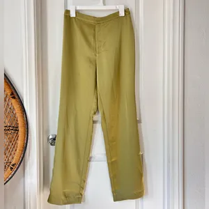 Reformation Avocado Green Straight Leg Pants size‎ 8 Casual Office Summer Party thumbnail 2