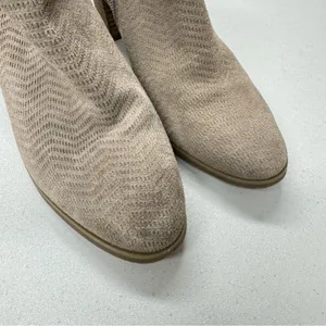 Lucky Brand Taupe Leather D’orsay Ankle Boots Booties Western Style 7.5 Parnesa thumbnail 7