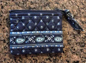 Vera Bradley Quilted Paisley Wristlet Pouch thumbnail 1