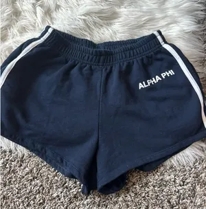 The Hang Loose Hut Alpha Phi shorts Blue thumbnail 1