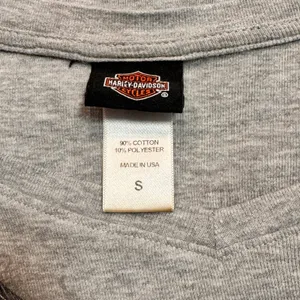Harley-Davidson Long Sleeve V-Neck‎ Graphic Tee Biker Top Womens Size Small thumbnail 5