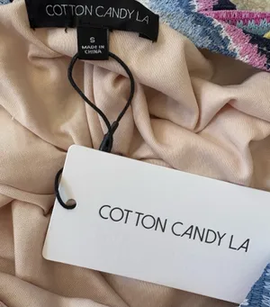 Cotton Candy LA Striped Halter Dress thumbnail 4