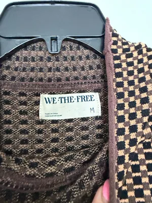 Free People Gamer Cuff Cotton Blend Sweater Top thumbnail 3
