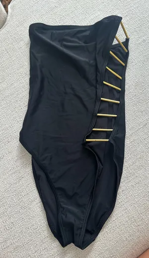 ASOS Black One Piece Swimsuit thumbnail 1