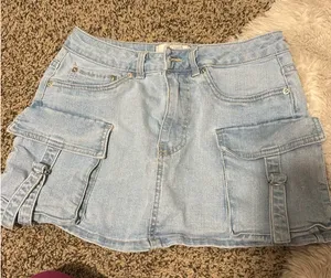 denim mini skirt love tree denim thumbnail 1