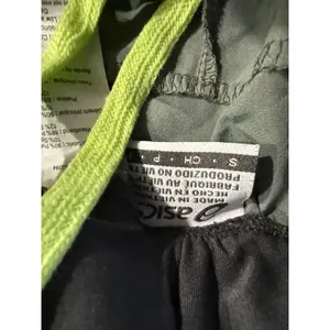 Asics Womens Green Tie‎ Dye Grid Running Shorts Reflective Size Small Activewear thumbnail 4