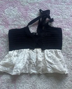 Zara Halter Neck Summer Top thumbnail 1