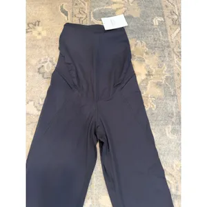 Seraphine Active Maternity Flare Leggings Over The Belly Buttery Soft XS Black thumbnail 10
