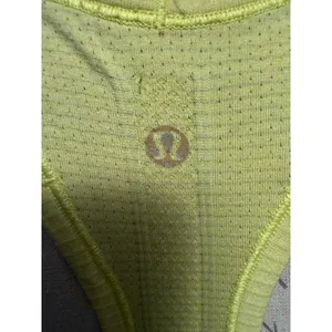 Lululemon Swiftly Tech‎ Racerback Tank Top Yellow Size 10 Athletic Running Gym thumbnail 4