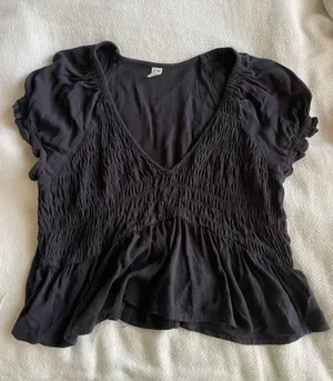 Black Crop T Shirt thumbnail 1